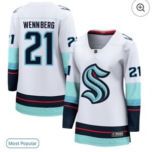 NHL Seattle Kraken Women's Away Hockey Jersey - Alex Wennberg #21